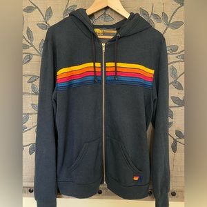 Aviator Nation 5 Stripe Hoodie